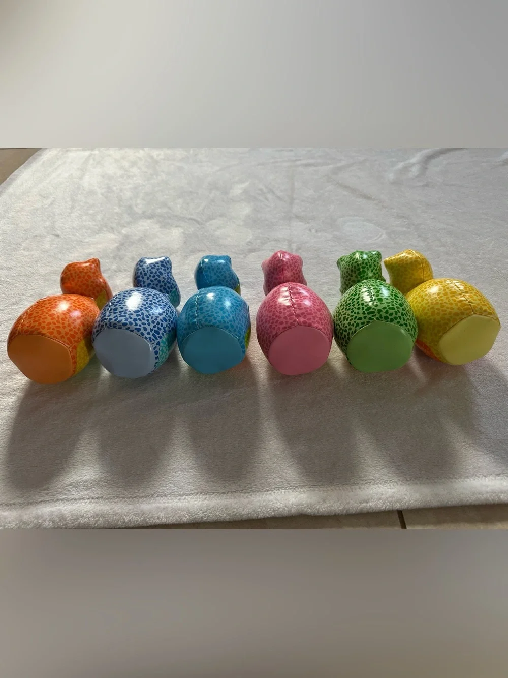 Lakeshore Baby Bowling Set Dinosaur Pins Dino Colorful Soft